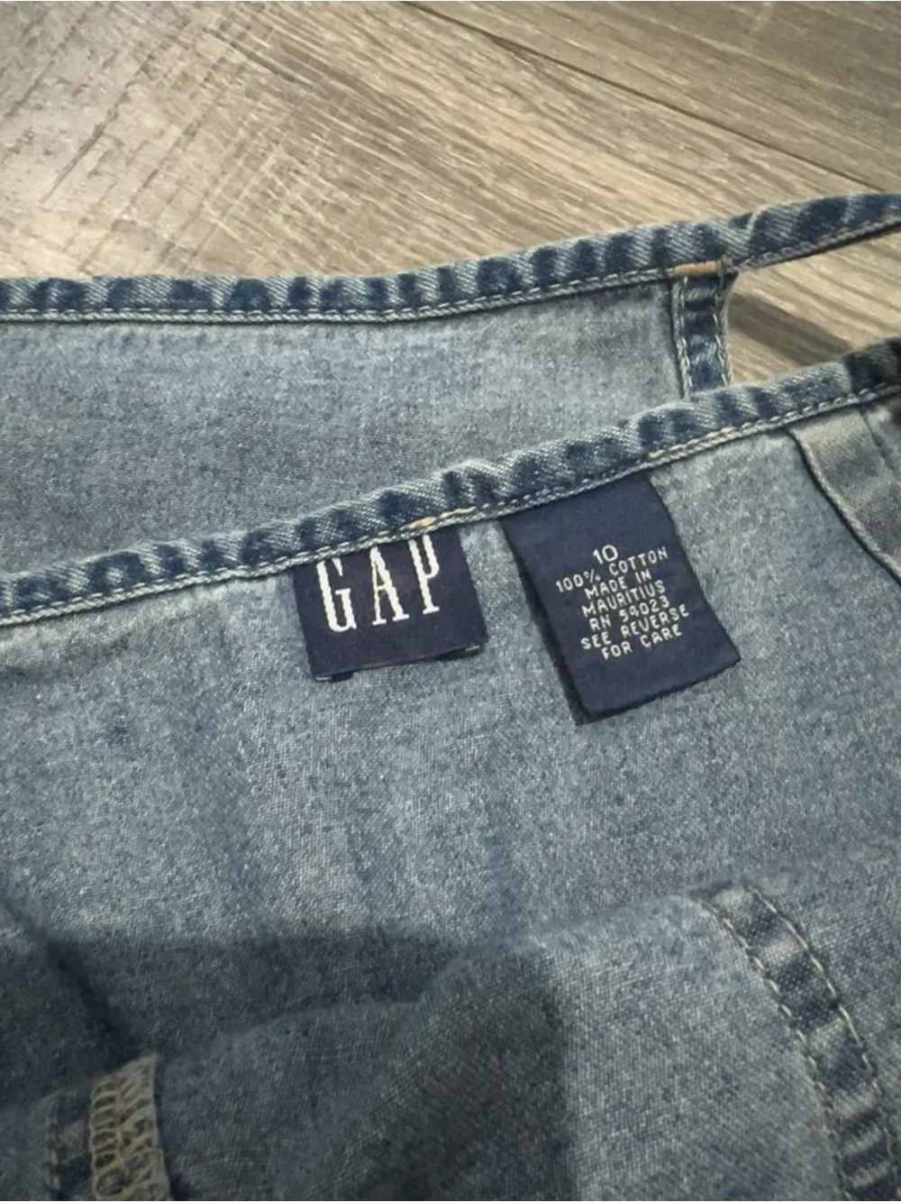 Vintage GAP Denim Skirt Y2K Comfy Boho Denim Wrap Skirt Western Cowgirl Size 10